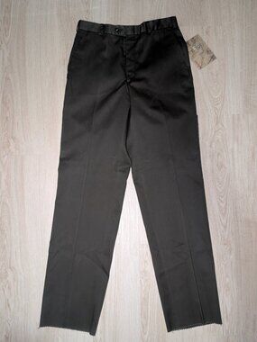 Passport by Keith & Company Vintage NWT Pima Cotton Dress Pants Brown 33